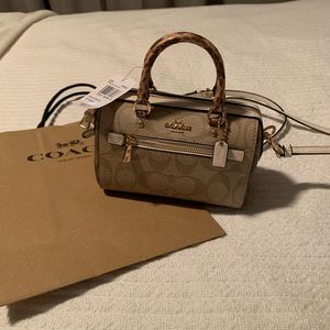Coach micro Rowan satchel new with tags